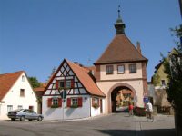 Das "untere Tor", die Zufahrt zur historischen Altstadt.